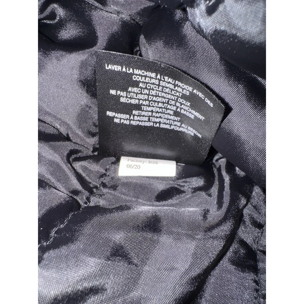 London Fog Down Parka Jacket Womens 10/12 Kids Puffer Hooded Faux‎ Fur